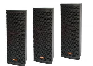 Cheap Portable Line Array Column Speaker Cabinets 2 x 6.5 200W 4 OHM For Conference Hall wholesale