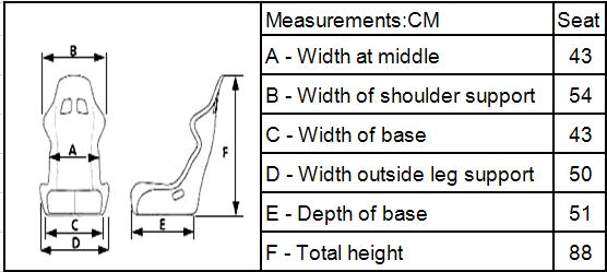 Reclining Pineapple Carbon Sport Racing Seats / Car Bucket Seat