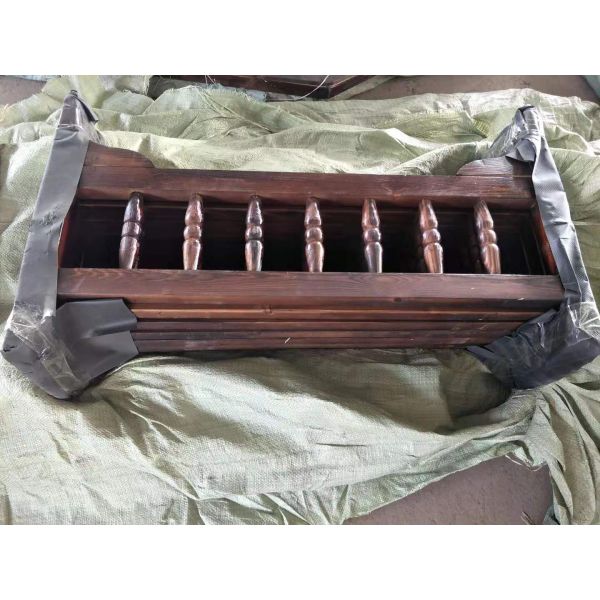 Pinus Sylvestris Chinese Wood Gazebo 2.6m Carbonating Backyard Wooden Gazebo