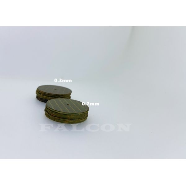 Round Dental Diamond Discs 8000 Rpm 0.3mm Thickness 22mm Cutting Disc