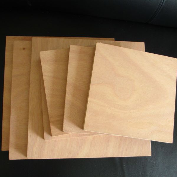 Commercial Natural Okoume Veneer Faced Plywood For Furniture