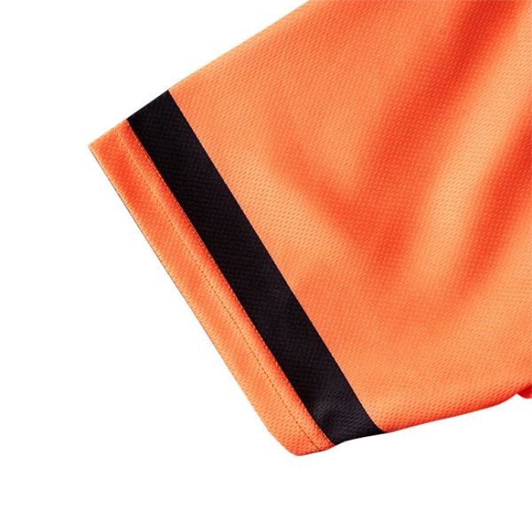 Orange Competition Blank Basketball Jerseys V Neck Soccer Jersey Sportswear