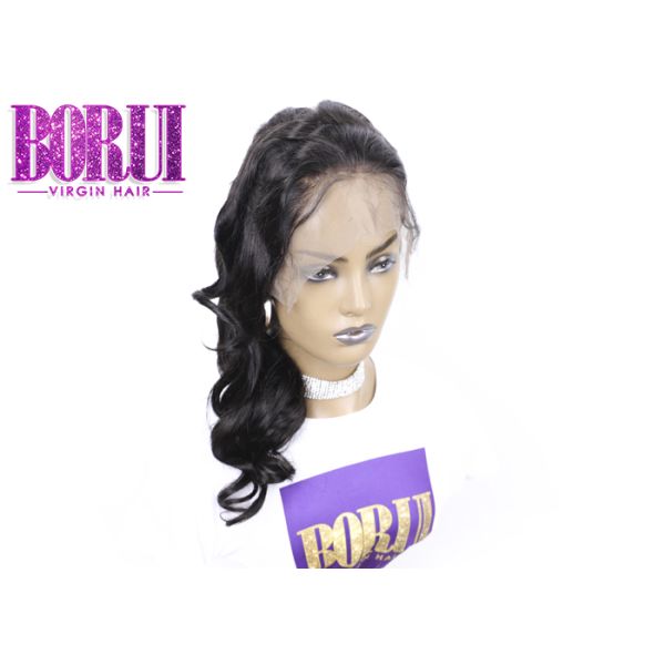 180% Density Women Lace Front Wigs Human Hair Loose Deep Wave Glueless Swiss Black Women