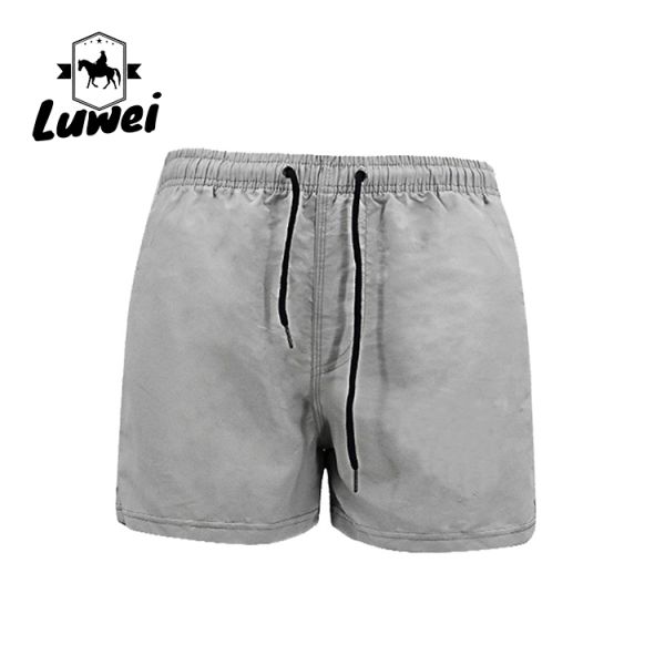 Polyester Gym Workout Shorts Training Running Jogger Summer Shorts With Pocket