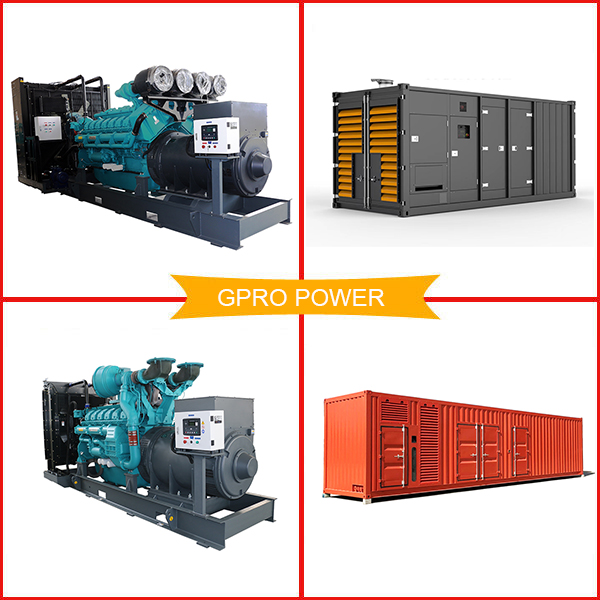Containerized UK Perkins Diesel Generator / Genset 1000KW 1250KVA