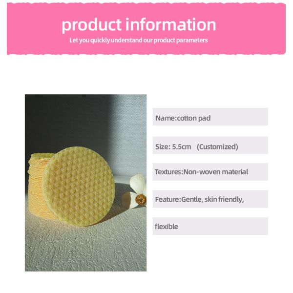 OEM Makeup Remover Cotton Pads Single Layer Salicylic Acid Pad