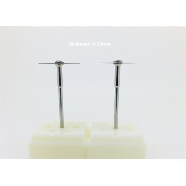 Plated Flexible Diamond Discs Cutting Wheel 0.22mm Zirconia Emax For Porcelain