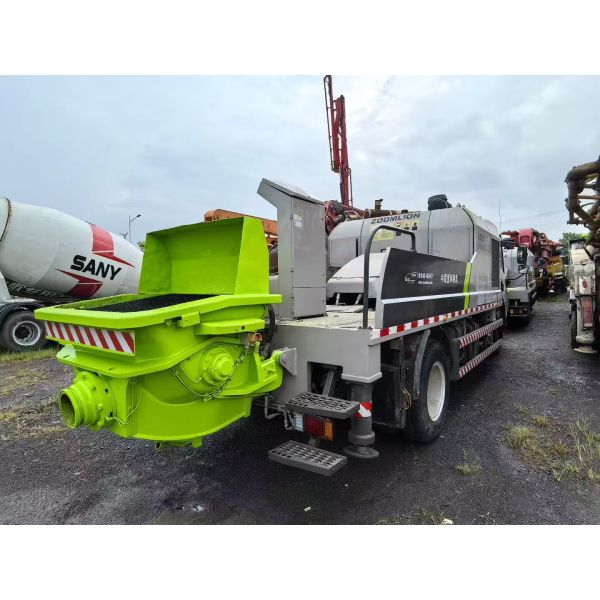 Used Line Pump stationary pump Truck 2019 Zoomlion 10022 Diesel Pumping Concrete Machine