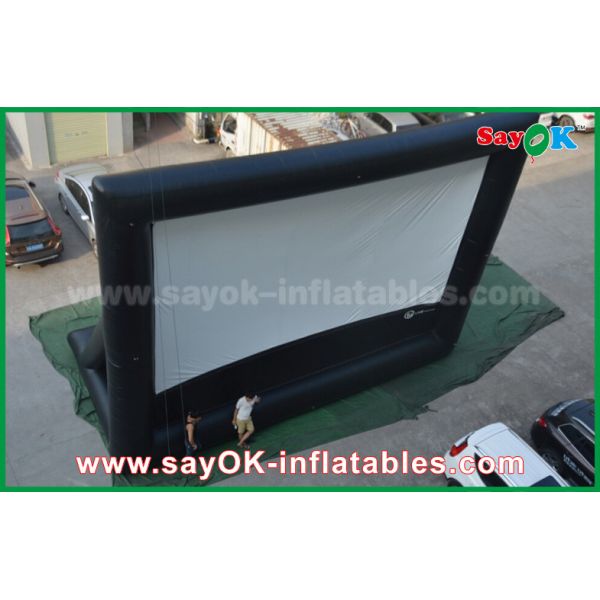 Backyard Movie Screens Inflatable Air Cinema , Outdoor Giant Inflatable Movie Screen For Advertising / Amusement