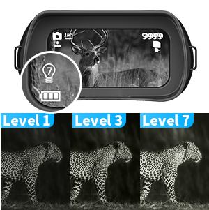 2K Pixels Long Range Night Vision Binoculars For Military Infrared