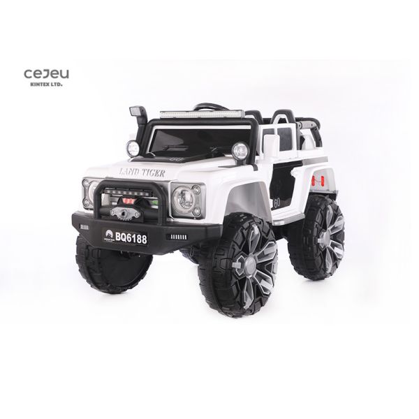 12V7AH Kids Ride On Toy Car Removable Battery Child'S 4x4 Electric Car Deep Blue