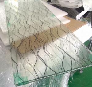 China Decorative fabric insertion for laminated glass on sale