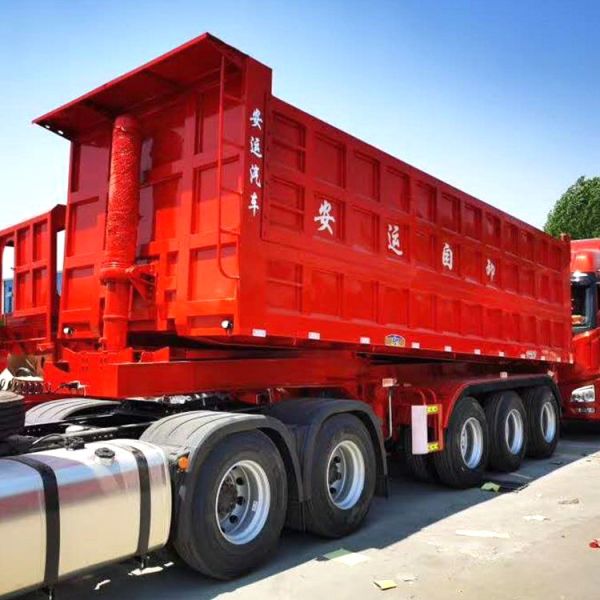 Self-unloading Semi Trailer Dump Truck Large Truck Trailer Semi Trailer for Africa