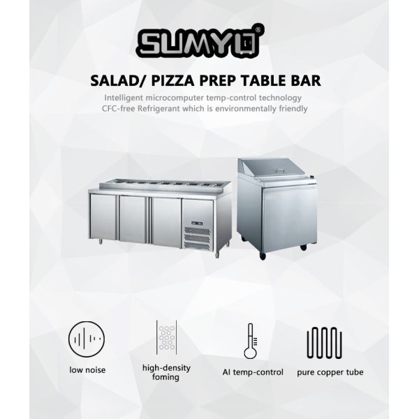 200L Commercial Salad Bar Refrigerator for Sale