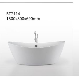 Cheap Customized Indoor Freestanding Jacuzzi Bathtub Bathroom Tubs Bacterial Resistance wholesale