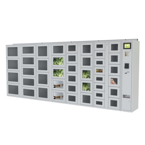 Non-Refrigerate Electronic Vending Lockers For Self Service Shopping