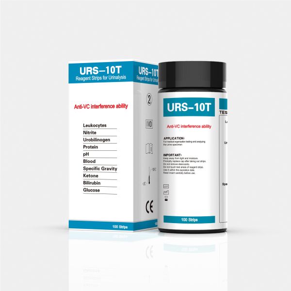 10In1 Over The Counter Urinalysis Test Strips For Leukocyte Glucose 10 Biomarkers