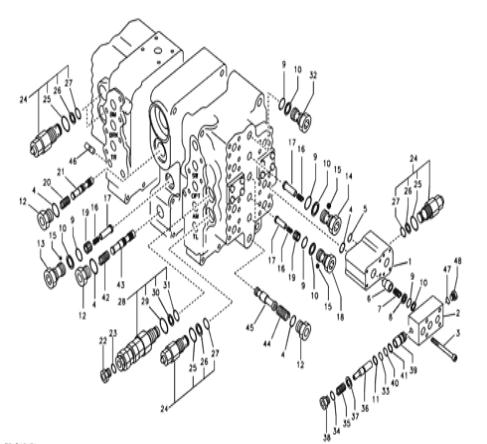 VOE14672660 VOE14511623 14672660 14511623 14513691 Vo-lvo Excavator Relief Valve