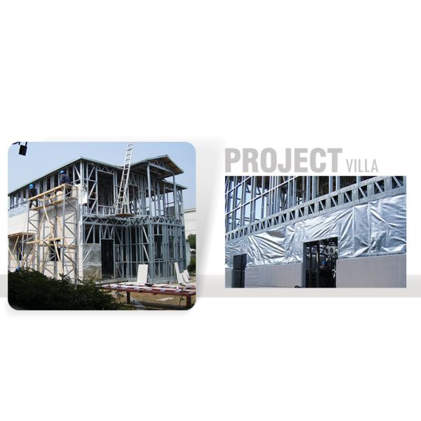Prefab Disaster Light Steel Frame Houses , Light Weight Steel Framed Homes