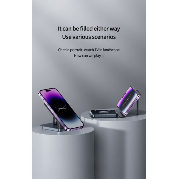 Wireless Charging Pad High Charging Efficiency Wireless Travel Charger