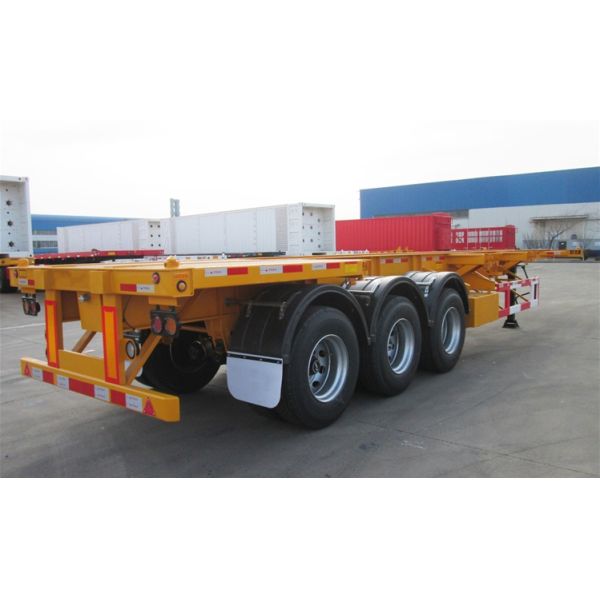 CIMC 40ft Skeleton 3 Axle Container Trailer Chassis