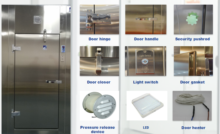 Walk In Cool Room White Colorbond Stainless Galvanized sheet Cold Room For Fish Storage