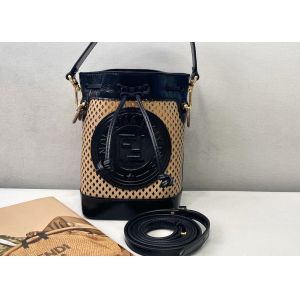 Cheap Girls Cute 12cm Hollow Out Bag , Leather Shoulder Bucket Bag wholesale