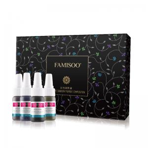 China Famisoo Pure Plant Permanent Makeup Tattoo Ink Sets For 3D Eyebrow on sale