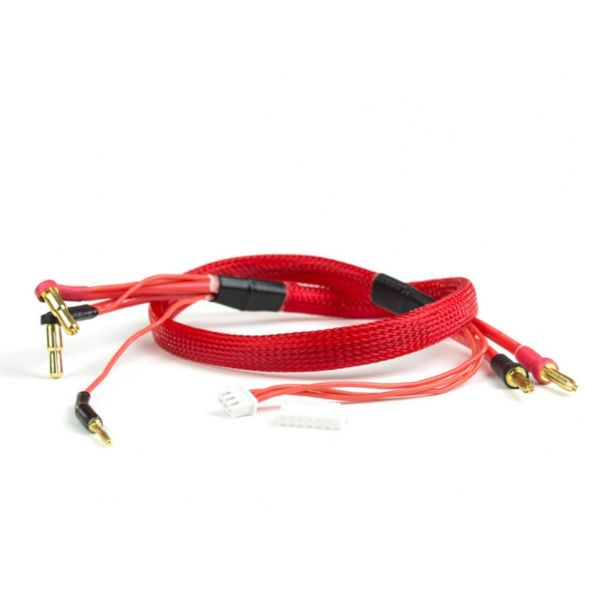 2S High Current Charge Cable w/4mm & 5mm Solid Bullet Connector 10/12/14awg 610mm