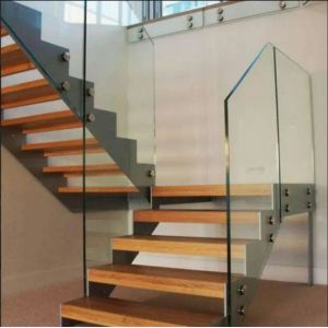 Cheap Premium Glass Metal Railing Stainless Glass Handrail Abrasion Resistance wholesale