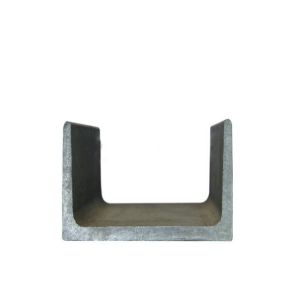 Cheap 304 316L Galvanized Stainless Steel Channel U Shaped Customizable 3mm wholesale