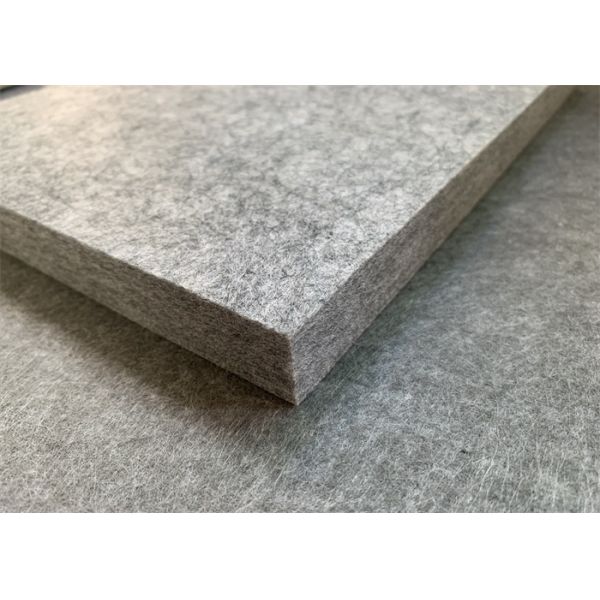Row Fiber Pet Felt Home Theater Sound Absorbing Panels 20 Mm Touchable