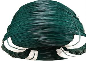 Cheap 2.4mm Diameter Green Pvc Coated Iron Wire Corrosion Resistance wholesale
