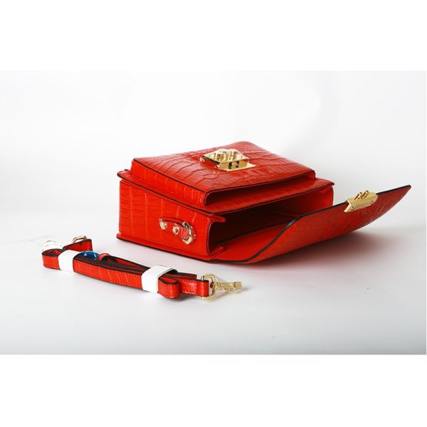 Genuine Crocodile Skin Women Sling Bag Authentic Exotic Alligator Leather Lady Single Shoulder Bag Female Small Purse