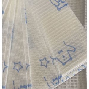 Yellow 13*18" 6.68g Disposable Adult Bib