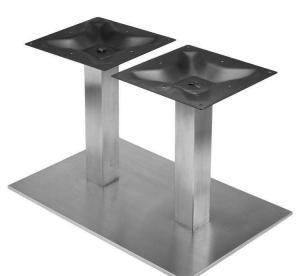 Cheap Customized Metal Table Legs designed with Nonstandard Triangle Bracket Structure wholesale