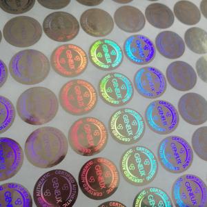 Cheap Custom design secure label packaging / shining 3D hologram label / adhesive hologram sticker wholesale