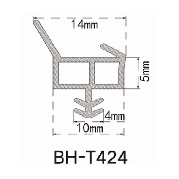 High Resilience TPE Wooden Door Seal Strip