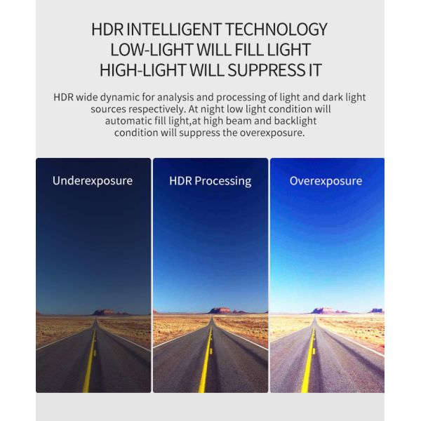 11.66 Inch 1080P Dashboard Camera Full HD Parking Assistance Mirror Dash Cam