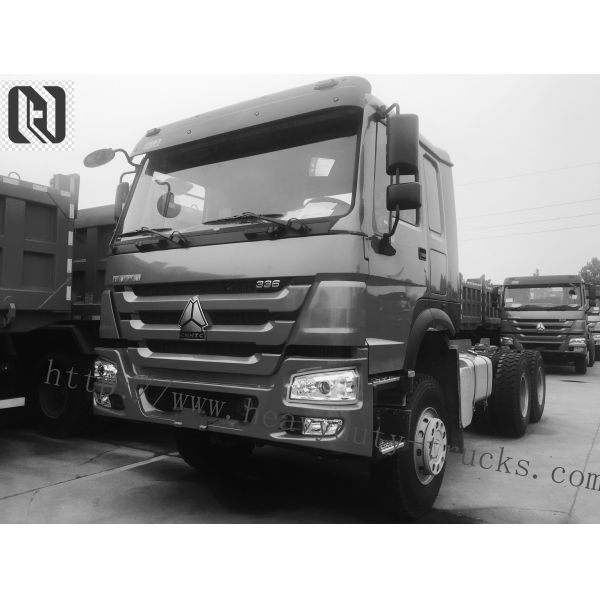 336hp Red Left Hand Drive Dump Truck 6x4 Sinotruk Howo7 Brand URO II Emission
