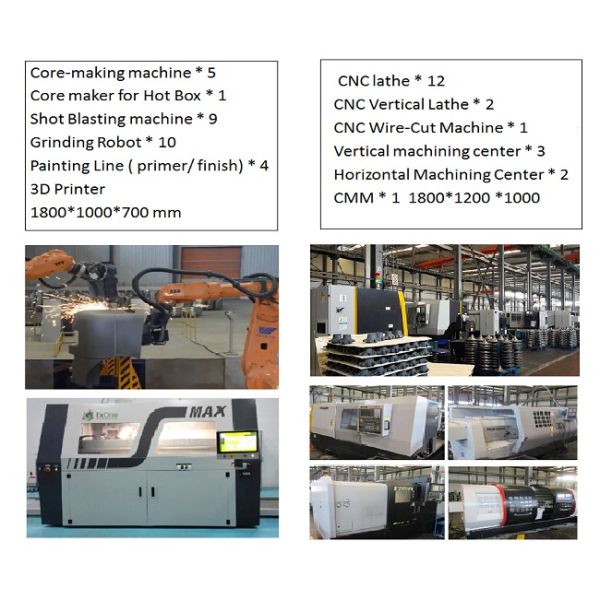 Grinding Forklift Ductile Iron QT450-12 Casting Bearing Cover