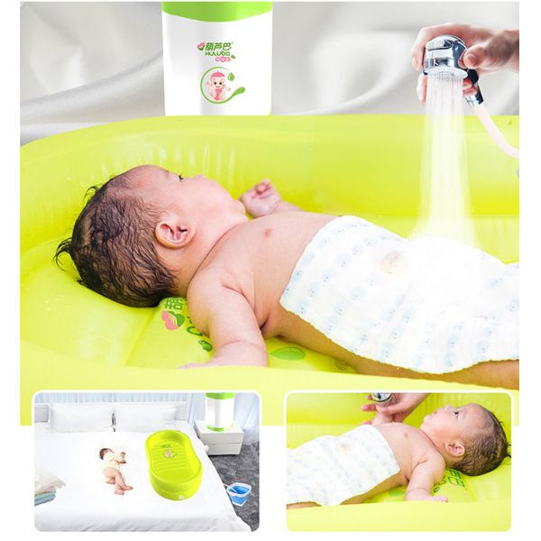 Lightweight Foldable Inflatable Baby Tubs Non Slip 20cm Height