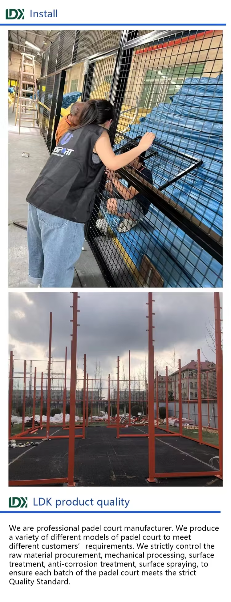 Durability testing results