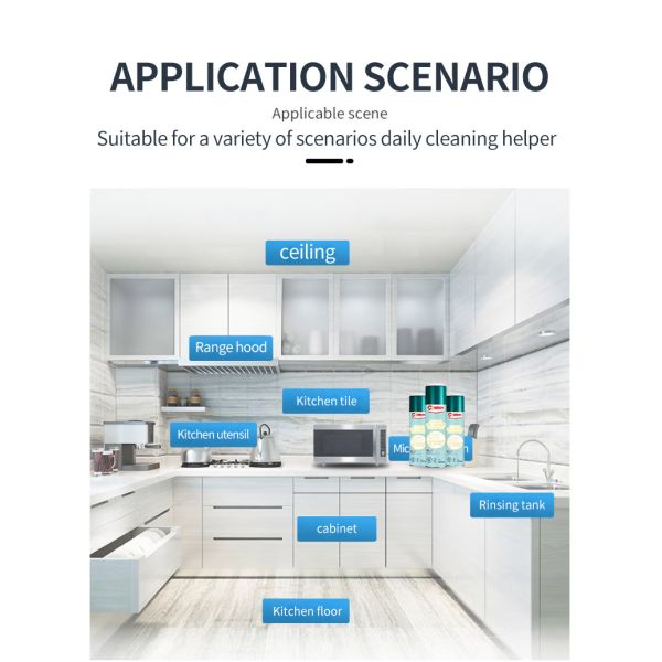 ODM Kitchen Cleaning Detergent Oil Stain Stove Grease Cleaner In Bulk