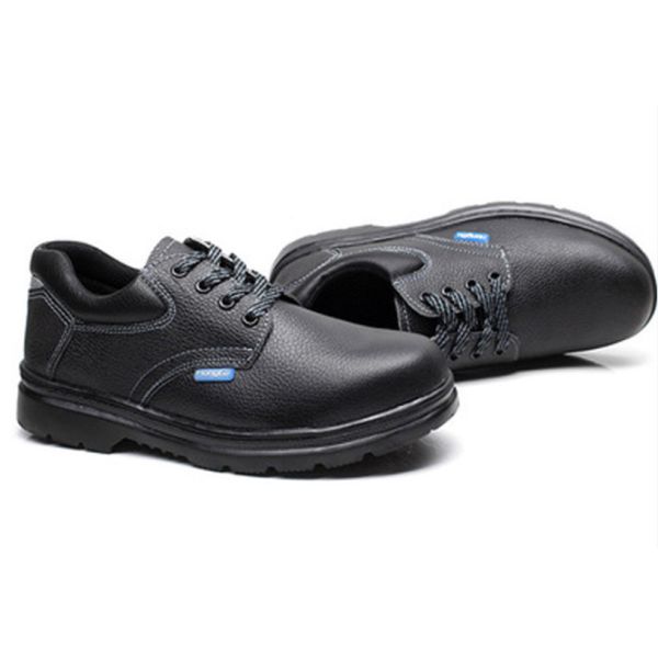 European Standard Genuine Leather Waterproof Men Industrial Steel Toe Work And Construction Work Safety Shoes