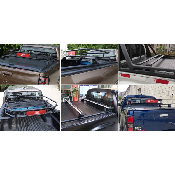 ODM Car Top Truck Bed Cargo Carrier Steel Basket Luggage Holder For PickUp Tonneau Cover