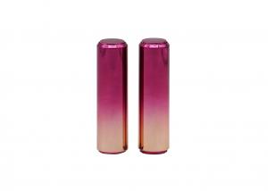 Cheap Gradient Rose Red Plastic Snap On 3.5g Refillable Lip Balm Tube wholesale