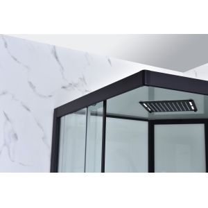 900x900x1900mm Bathroom Glass Cubicle Aluminum Frame