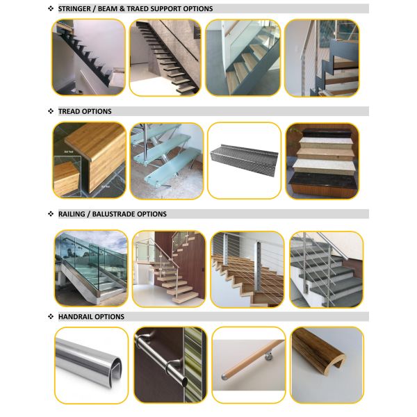 Luxury Modern Home Design Wooden Floating Staircase Customized Straight