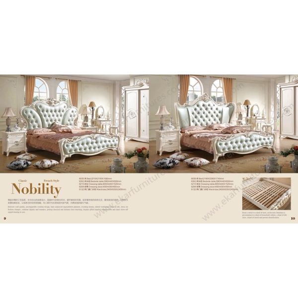 Bangladesh price bed room high quality furniture bed hot sale arabic sofa design 6039